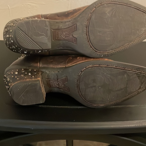 Ariat Women's Rhinestone Western Cowgirl Boot In Sassy Brown Size 7B - Picture 8 of 10